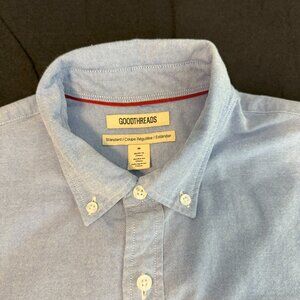 Goodthreads Oxford - Medium (M) Standard - Short Sleeve Casual Button Up Shirt